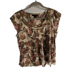 Calvin Klein Short Sleeve Sequin Top Women’s  Sz PM